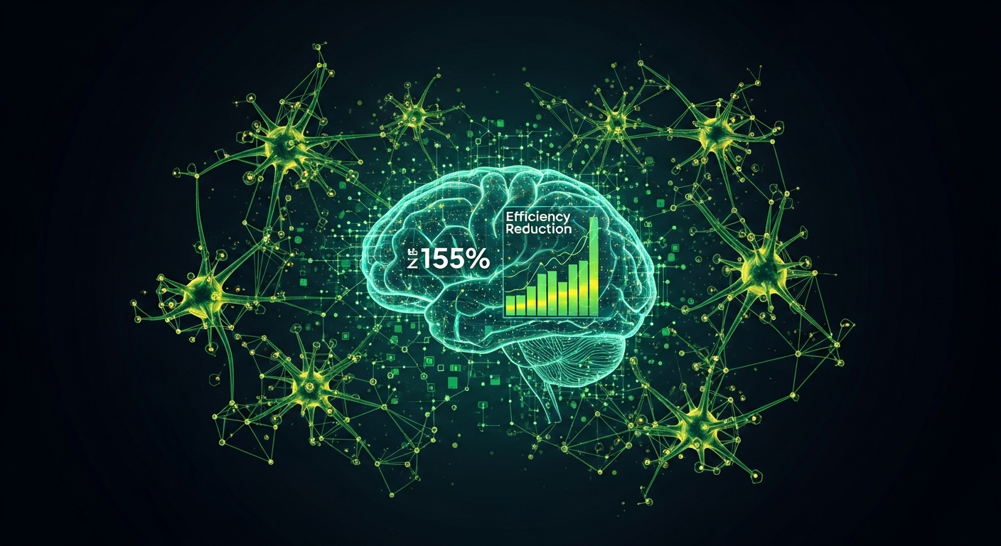 Pesquisadores brasileiros trabalhando com código de IA e modelos holográficos representando redução de custos computacionais